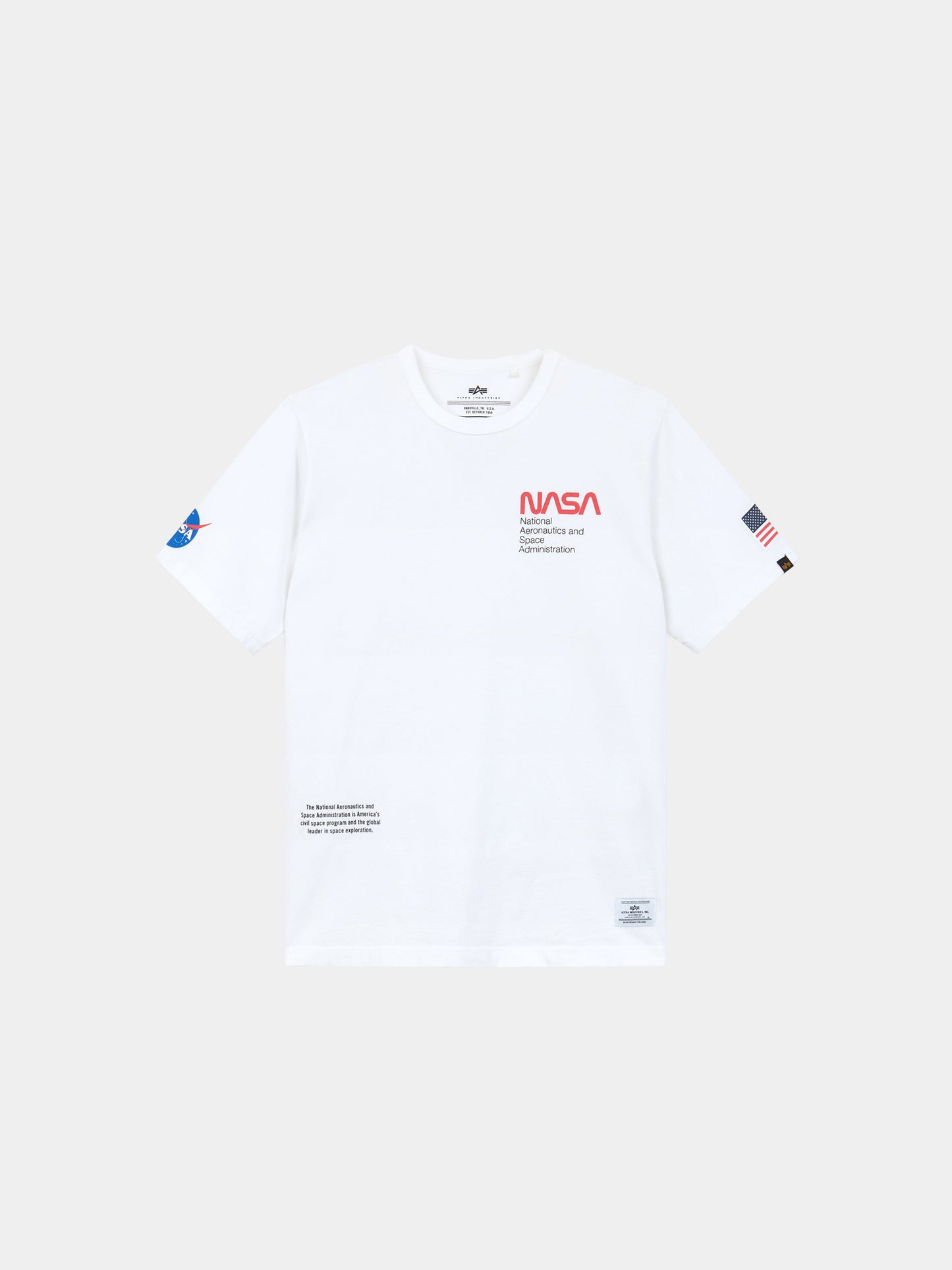 Alpha Industries NASA Worm Logo T-Shirt