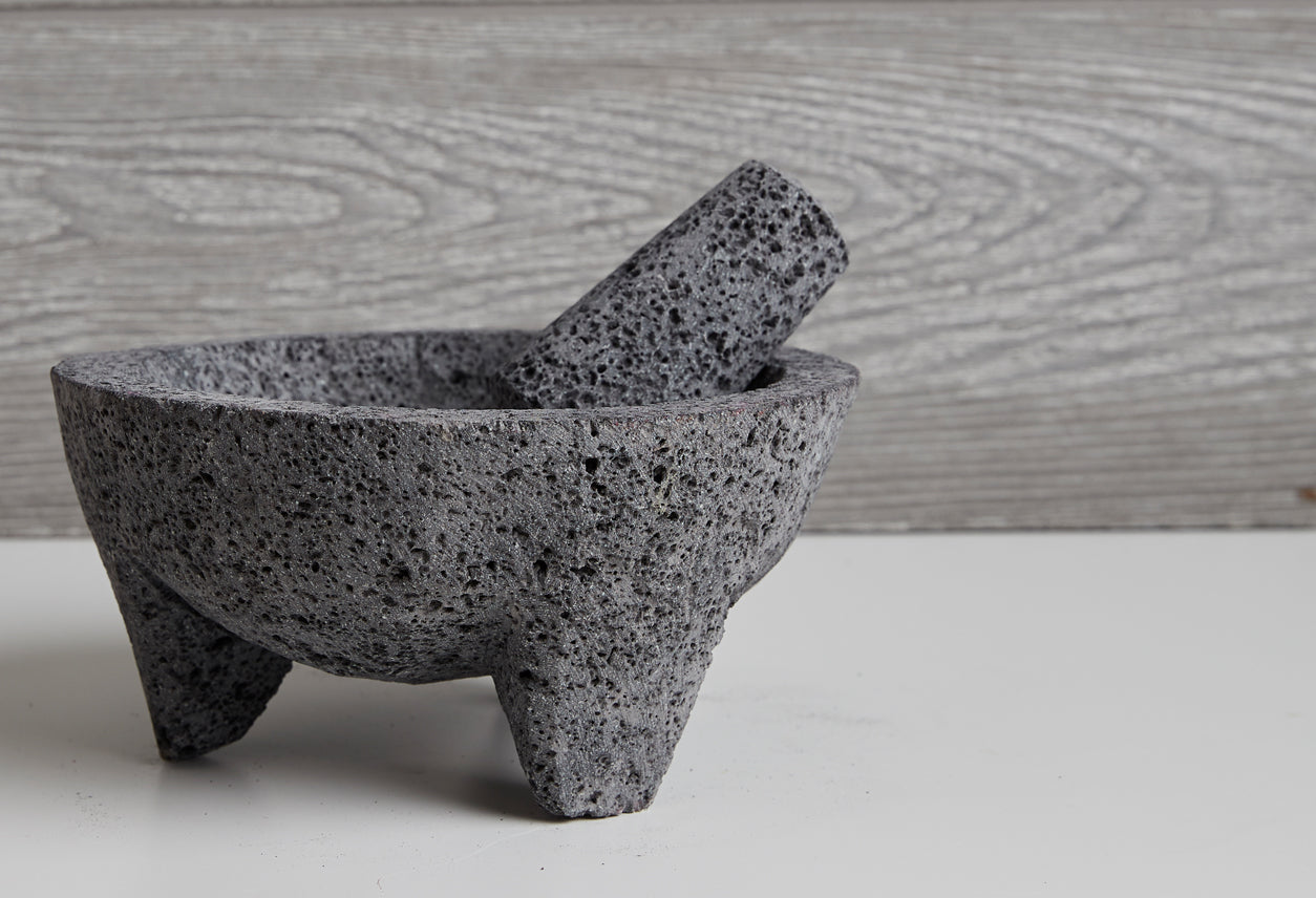 Verve Culture Molcajete & Tortilla Basket