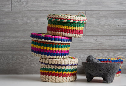 Verve Culture Molcajete & Tortilla Basket
