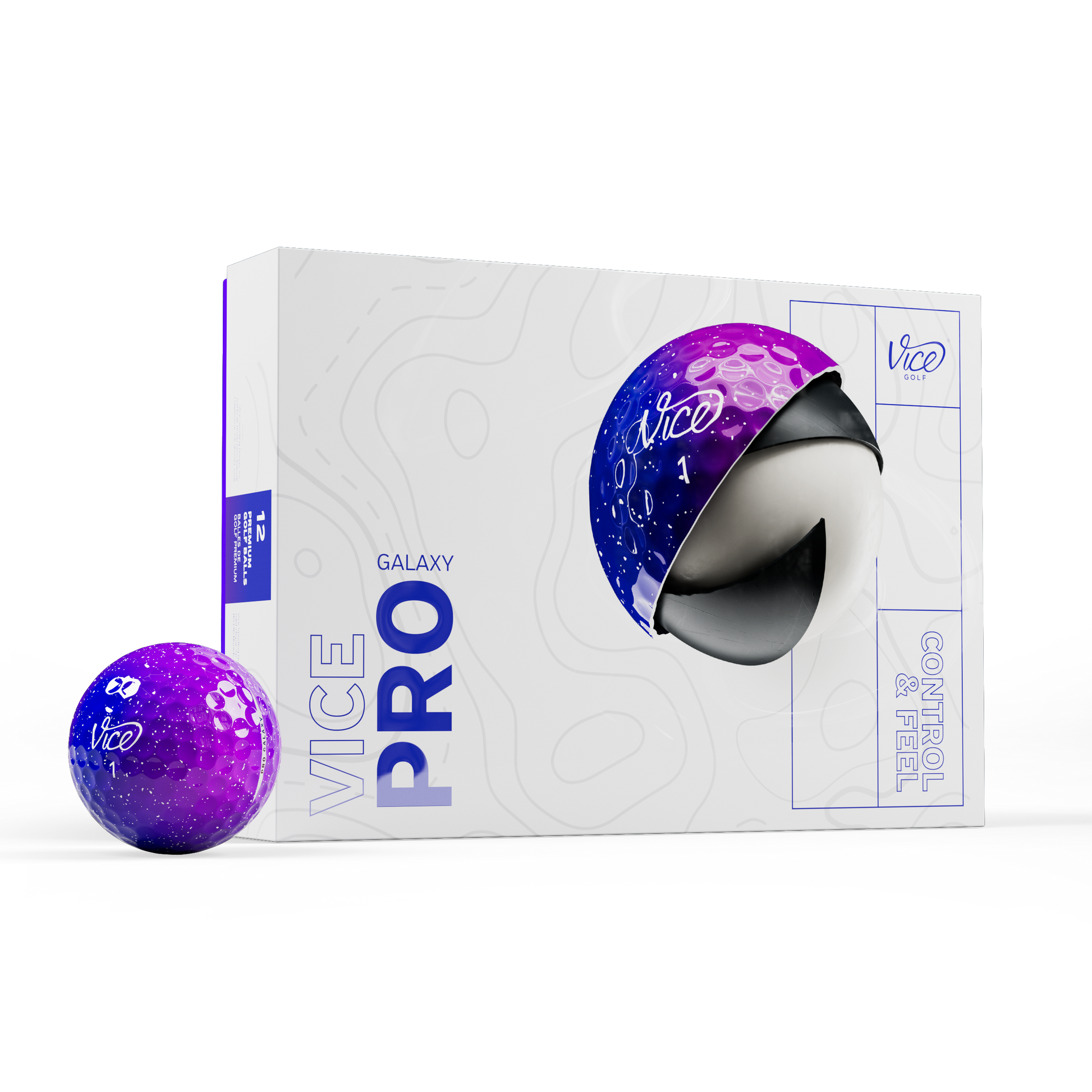 Vice Pro Galaxy Golf Balls