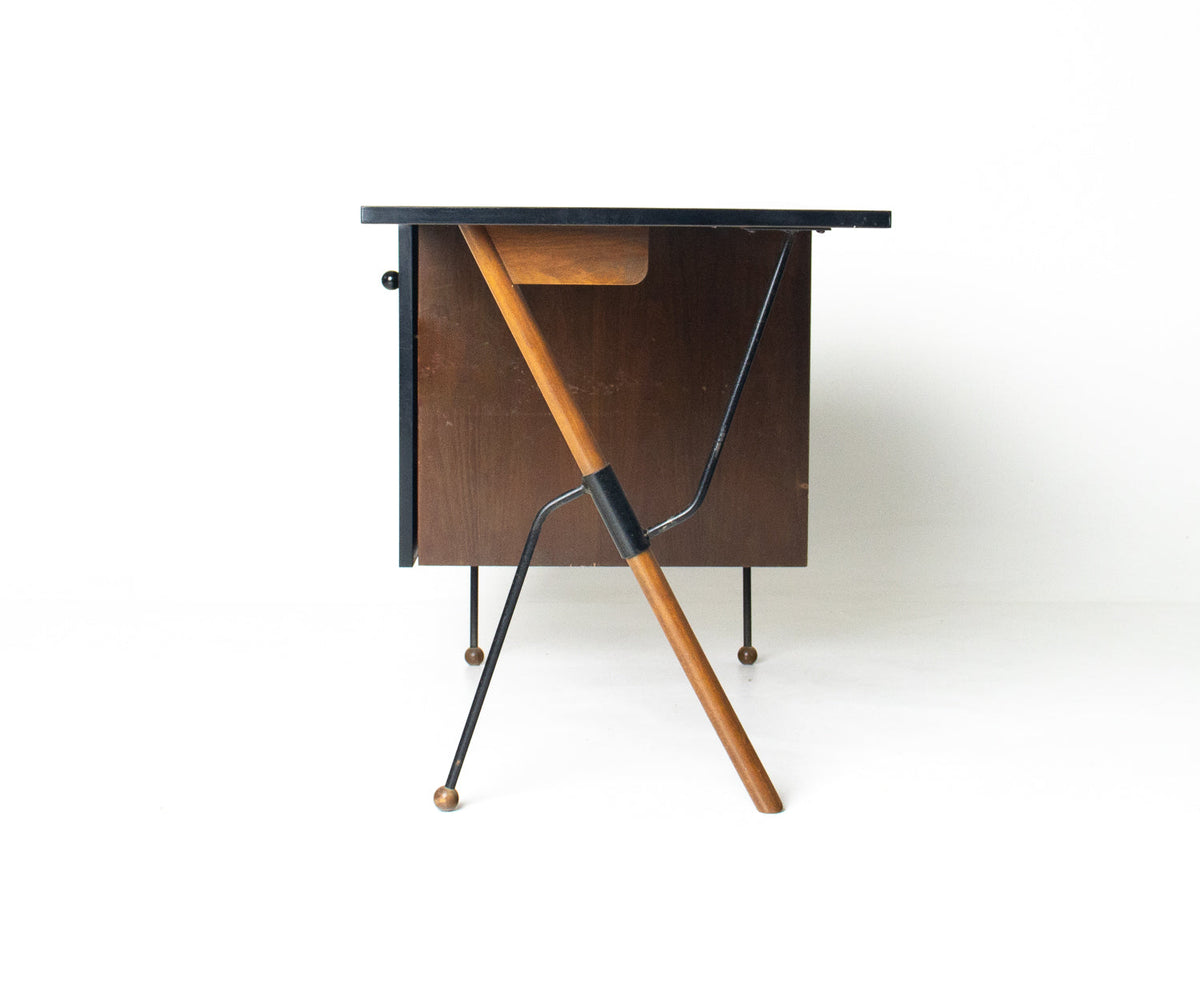 Rare Greta Grossman Model 6200 Desk for Glenn of California, 1952 — Dave Brubeck Estate