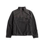 Topo Designs Vista 1/4 Zip Lightweight Fleece - Black / Black