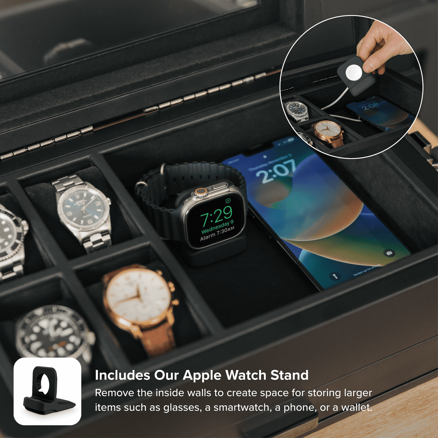Case Elegance Military Edition Watch Box
