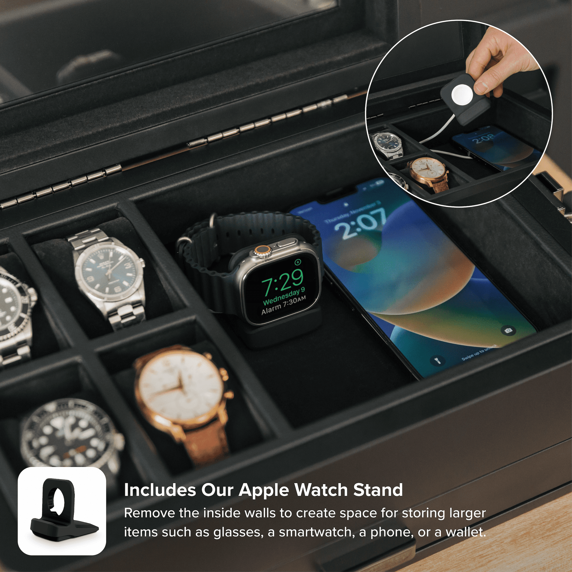 Case Elegance Military Edition Watch Box