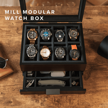 Mill Modular 8 Slot Watch Box