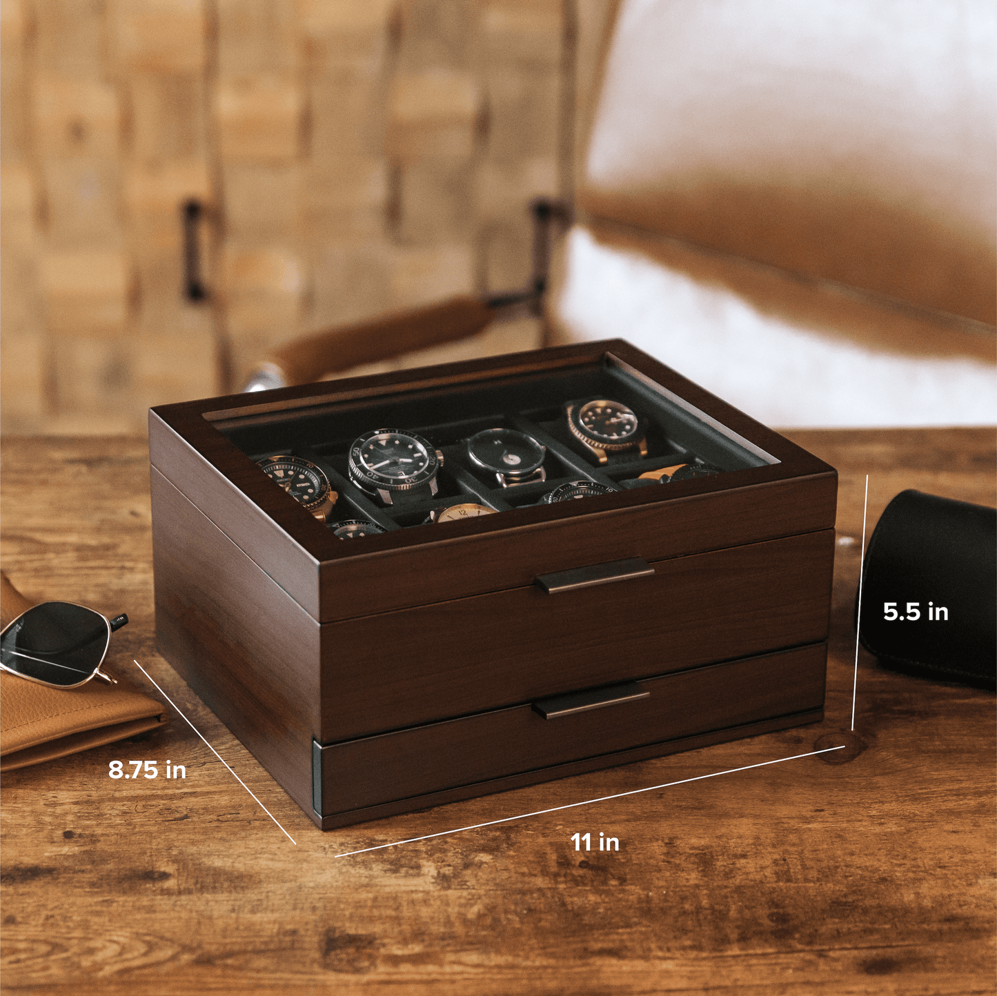 Mill Modular 8 Slot Watch Box