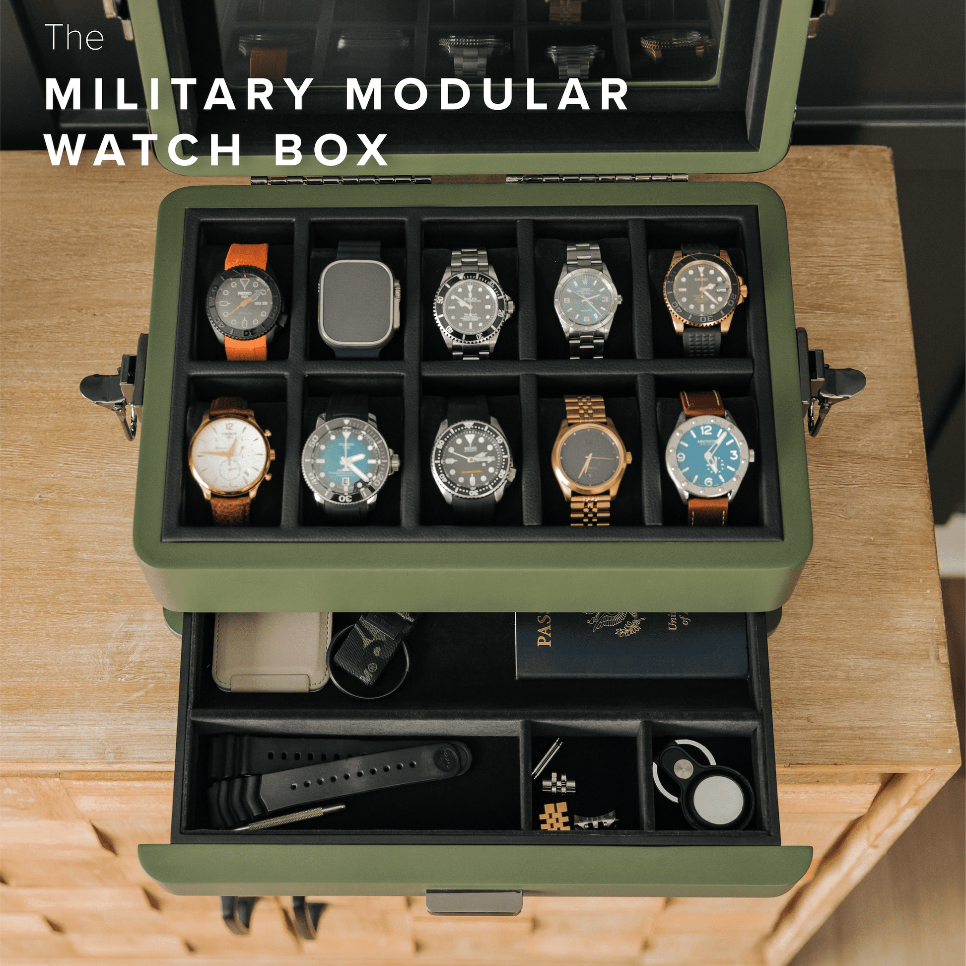Military Edition Modular Watch Box