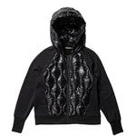 HOLDEN DOWN ZIP HOODIE - BLACK