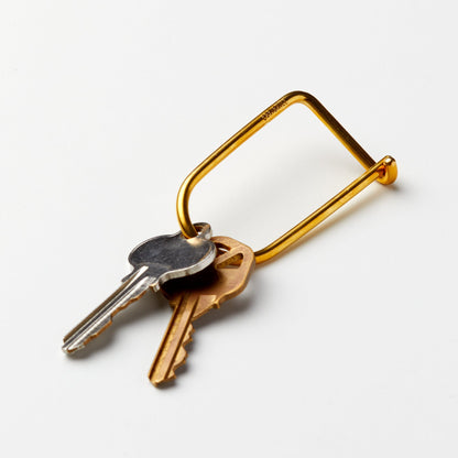 Craighill Wilson Keyring Brass