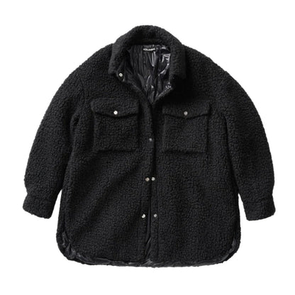 Holden W Padded Wool Sherpa Jacket - Black