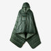 Line of Trade Puffy Blanket Poncho - Hunter Green