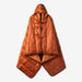Line of Trade Puffy Blanket Poncho - Clay Orange