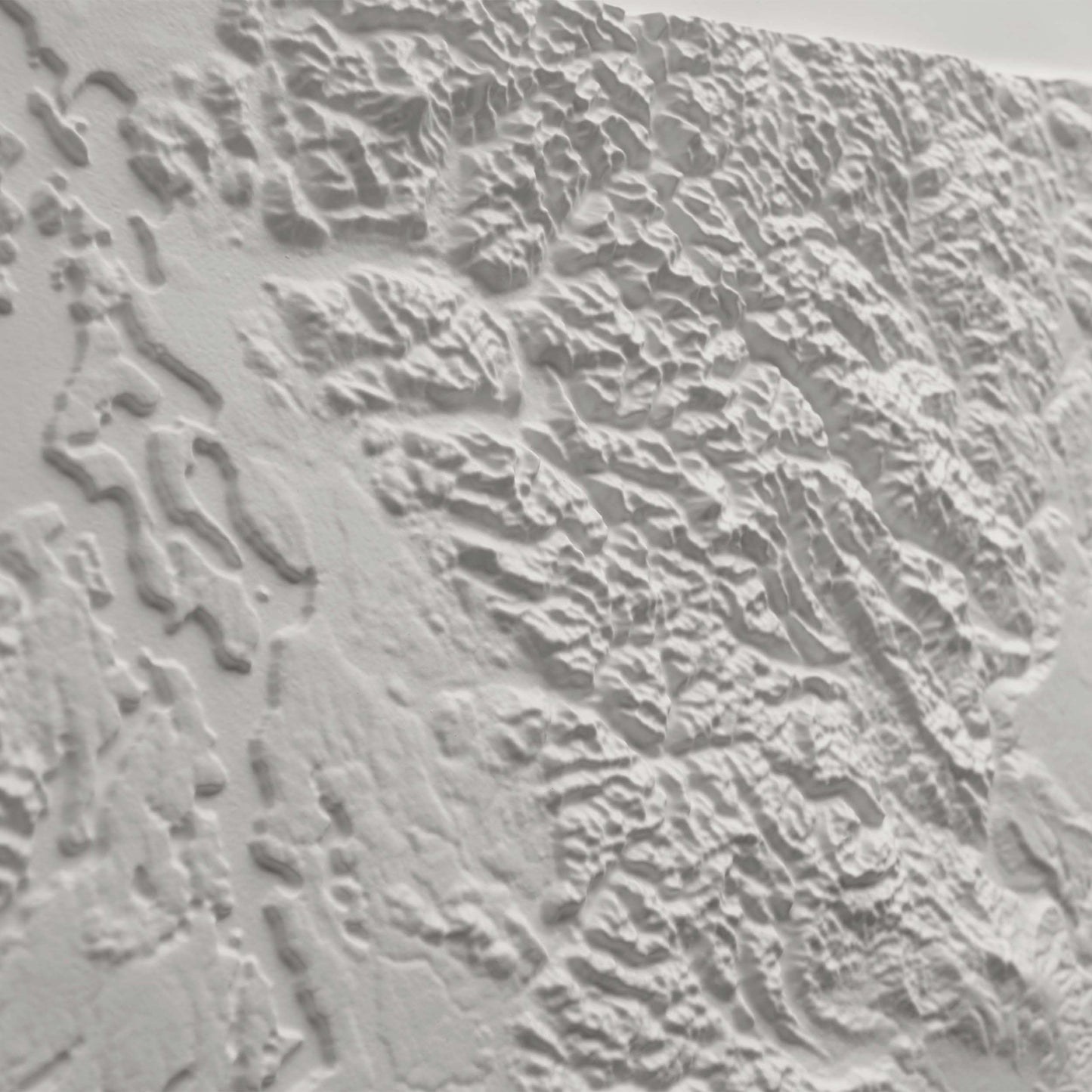 Washington 3D Raised Relief Map