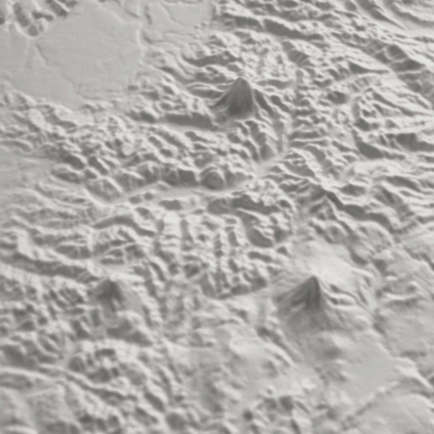 Washington 3D Raised Relief Map