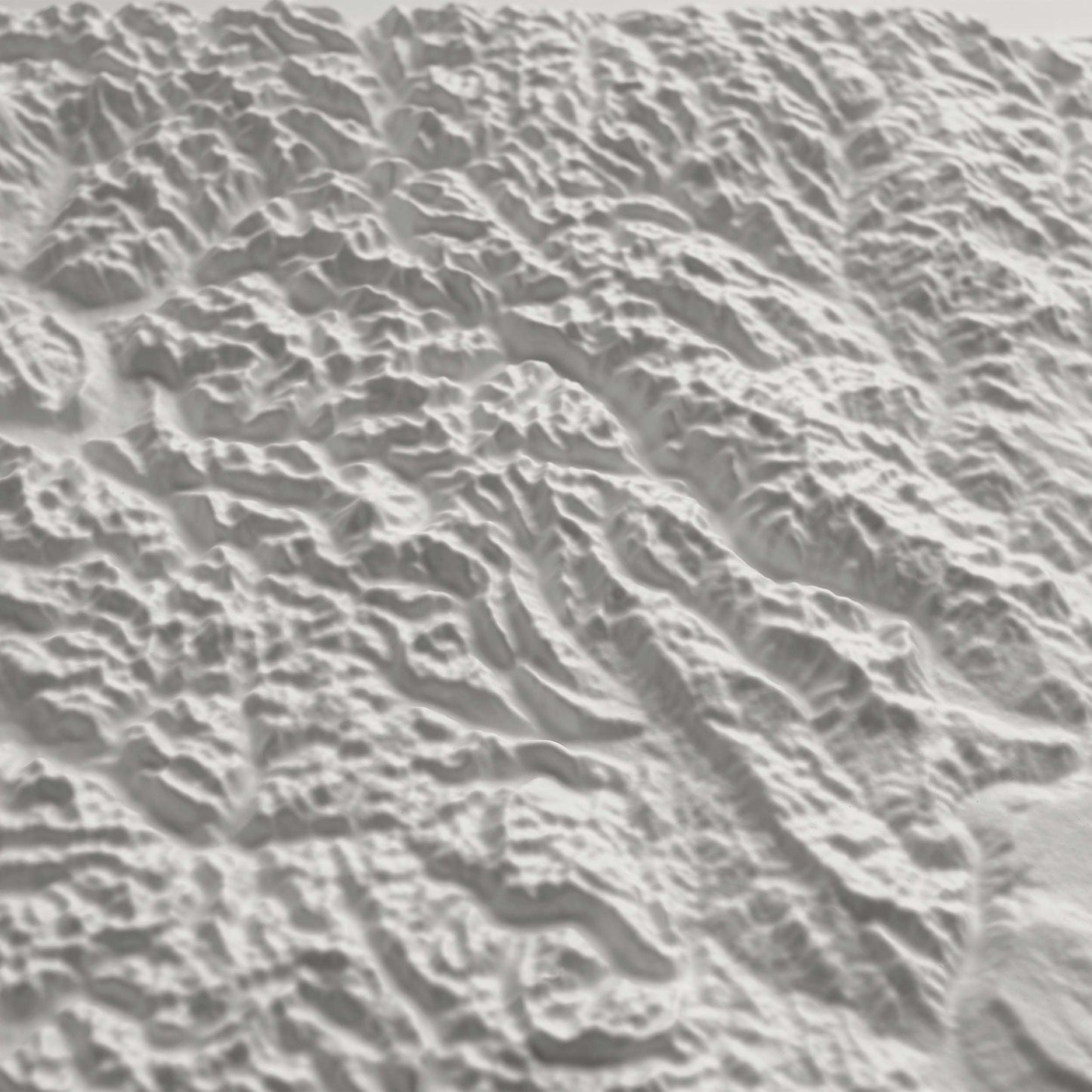 Washington 3D Raised Relief Map