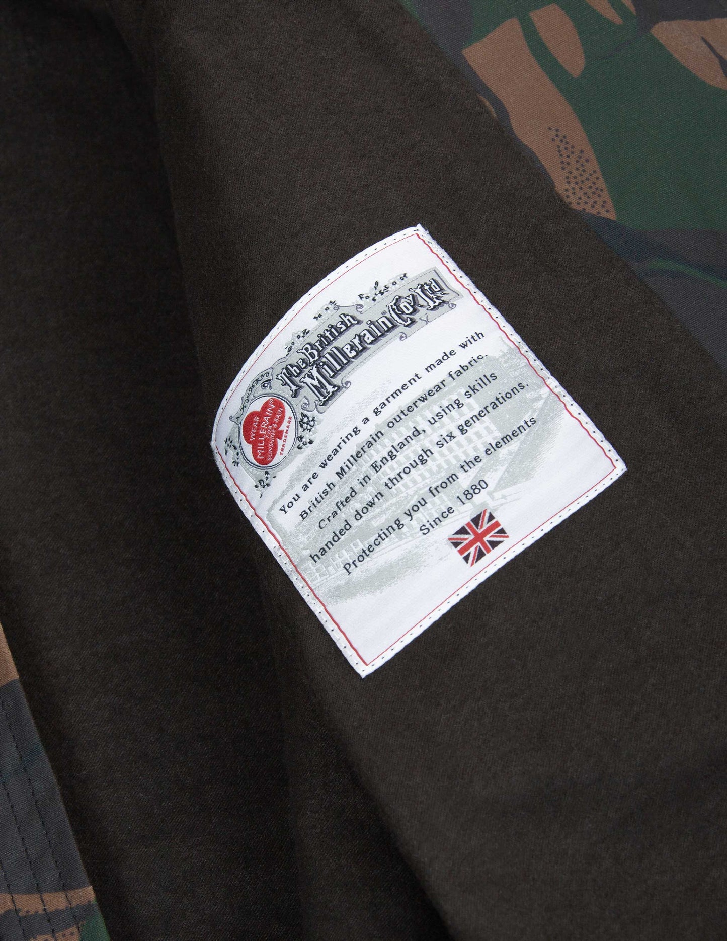 Rivay Waxed Cotton Camo Field Jacket