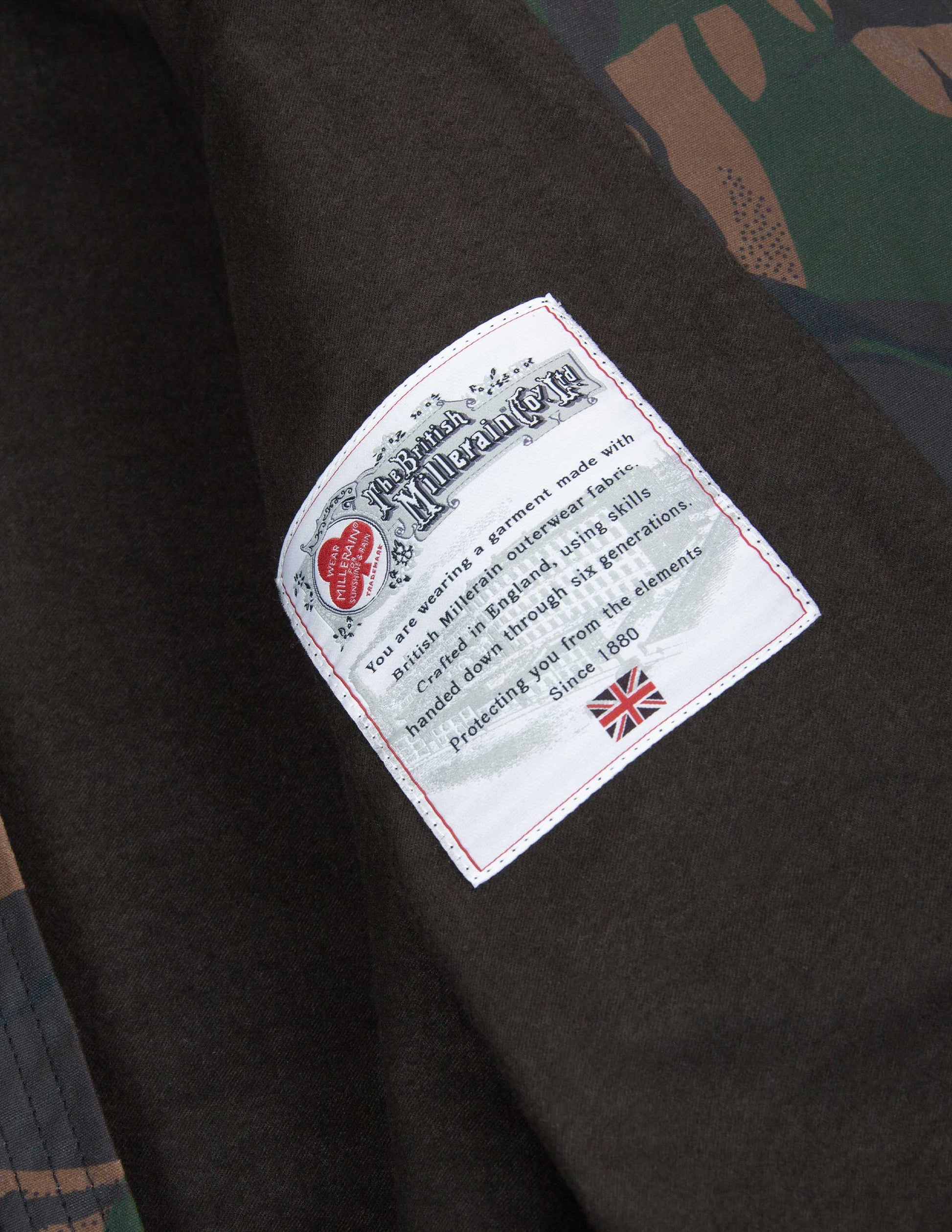Rivay Waxed Cotton Camo Field Jacket