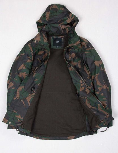 Rivay Waxed Cotton Camo Field Jacket