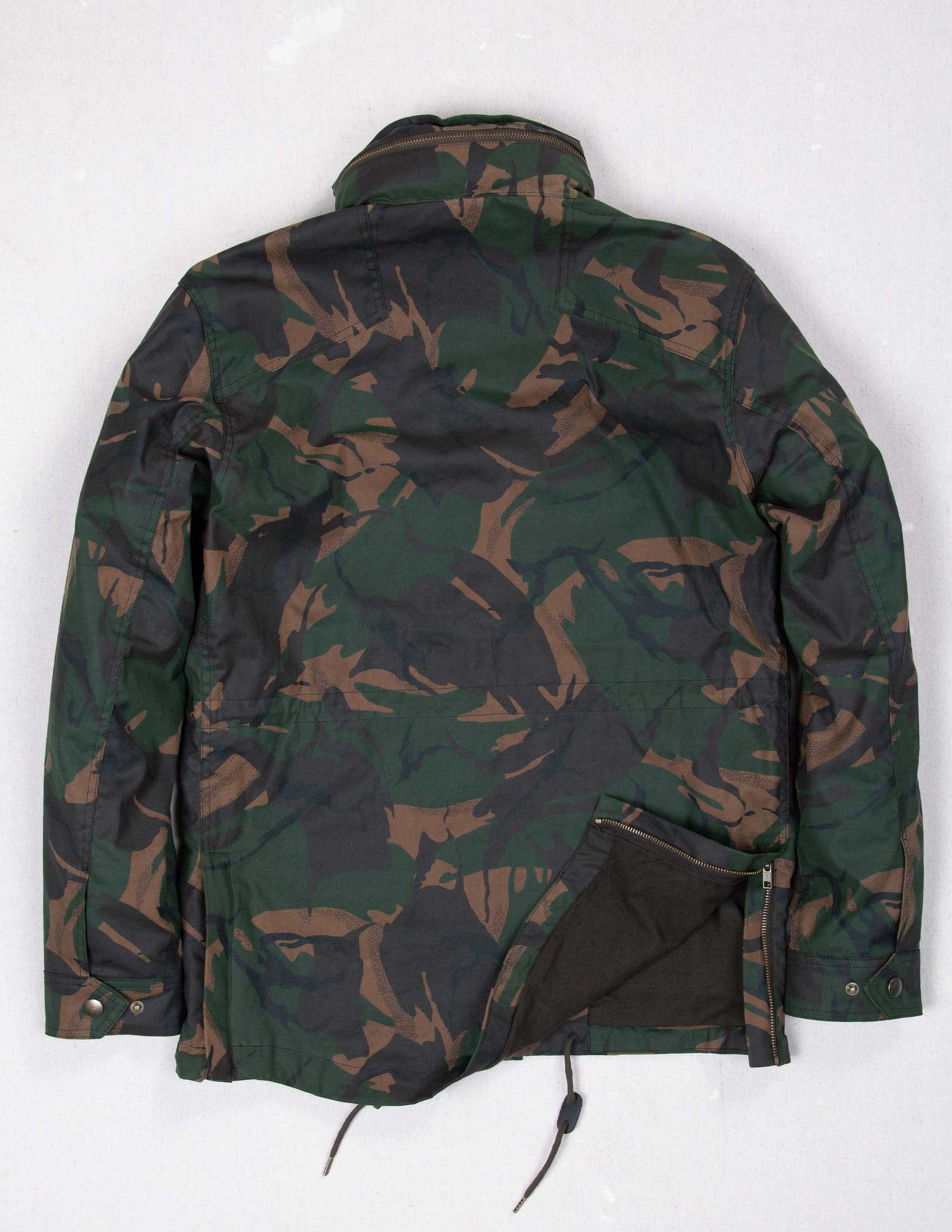 Rivay Waxed Cotton Camo Field Jacket