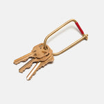 Craighill Wilson Keyring - Enameled - Red