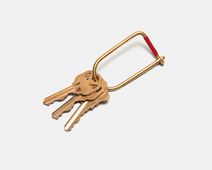 Craighill Wilson Keyring - Enameled Red