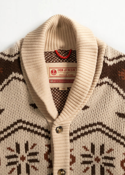 Iron & Resin Wincha Shawl Collar Sweater
