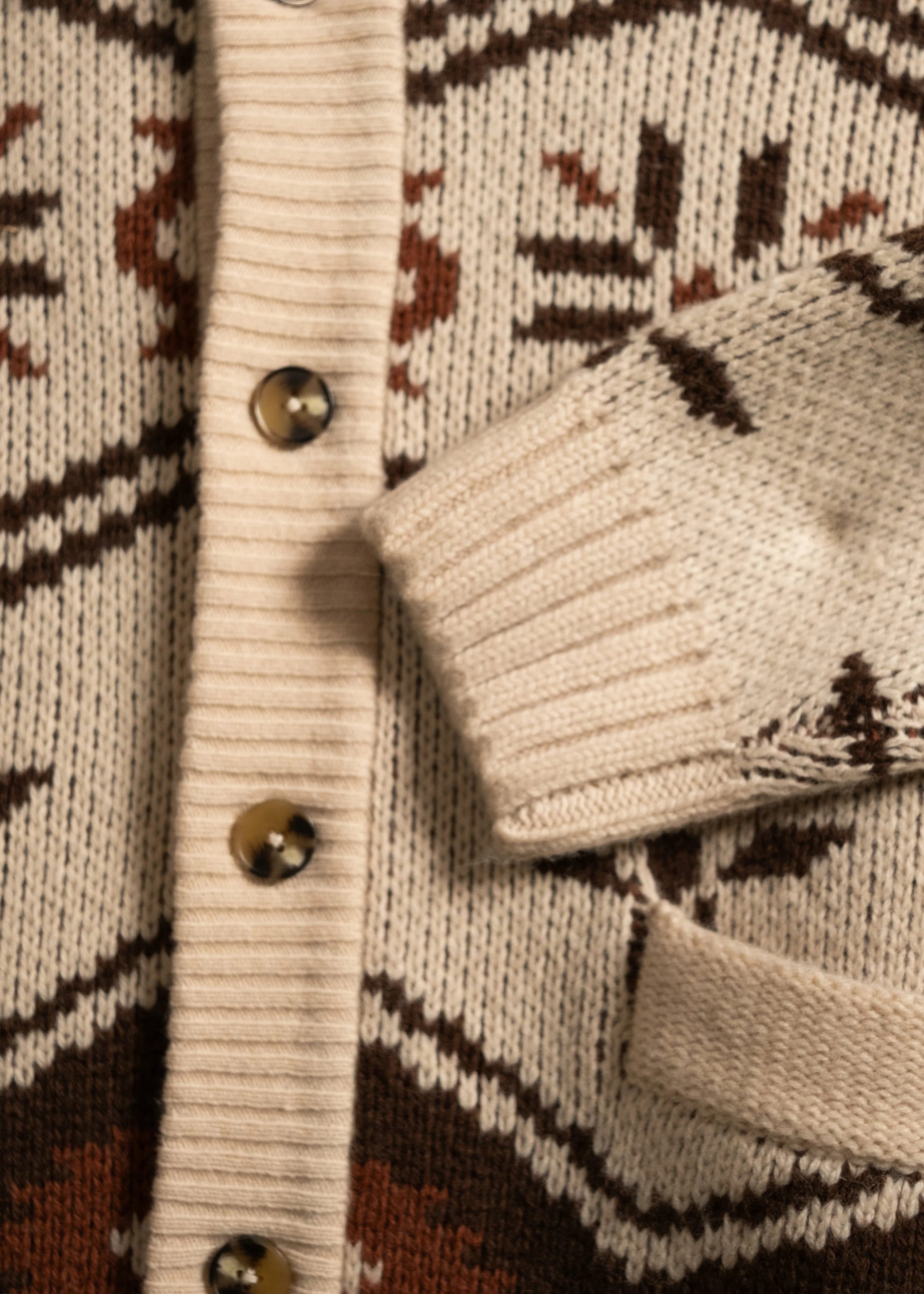 Iron & Resin Wincha Shawl Collar Sweater
