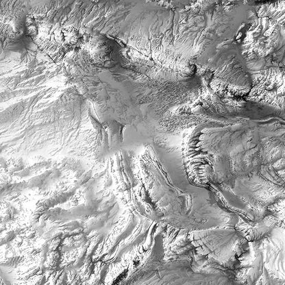 Wyoming Elevation Map