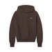 AARON LEVINE HOODED SWEATSHIRT - BROWN