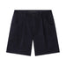 AARON LEVINE SINGLE PLEAT CORDUROY SHORT - NAVY
