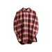 AARON LEVINE SHADOW FLANNEL - CHERRY