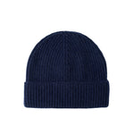 Aaron Levine Cashmere Beanie - NAVY