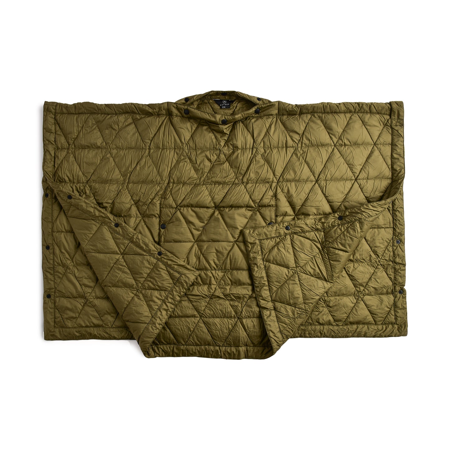 AETHER Command Green Down Poncho