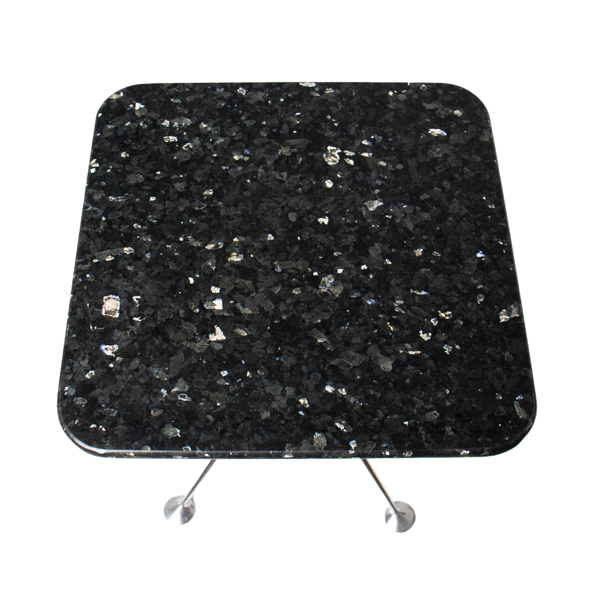 Alexander Girard Side Table in Blue Pearl Granite