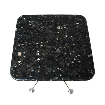 Alexander Girard Side Table in Blue Pearl Granite