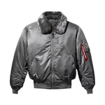 ALPHA INDUSTRIES B-15 BOMBER JACKET (HERITAGE) - GUNMETAL