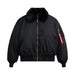 ALPHA INDUSTRIES B-15 BOMBER JACKET (HERITAGE) - BLACK