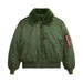 ALPHA INDUSTRIES B-15 BOMBER JACKET (HERITAGE) - SAGE GREEN