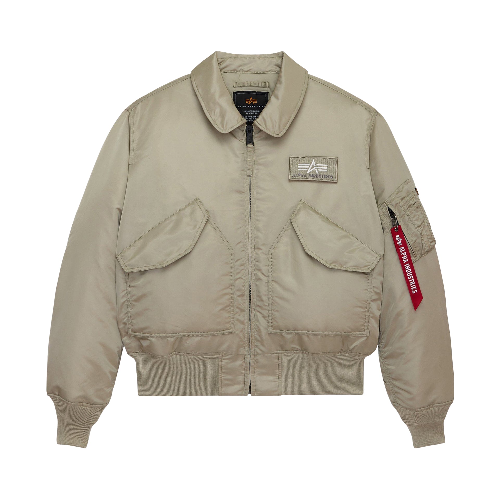 Alpha Industries CWU 45/P Heritage Bomber Jacket MINERAL