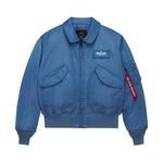 Alpha Industries CWU 45/P Heritage Bomber Jacket - ELEMENTAL BLUE