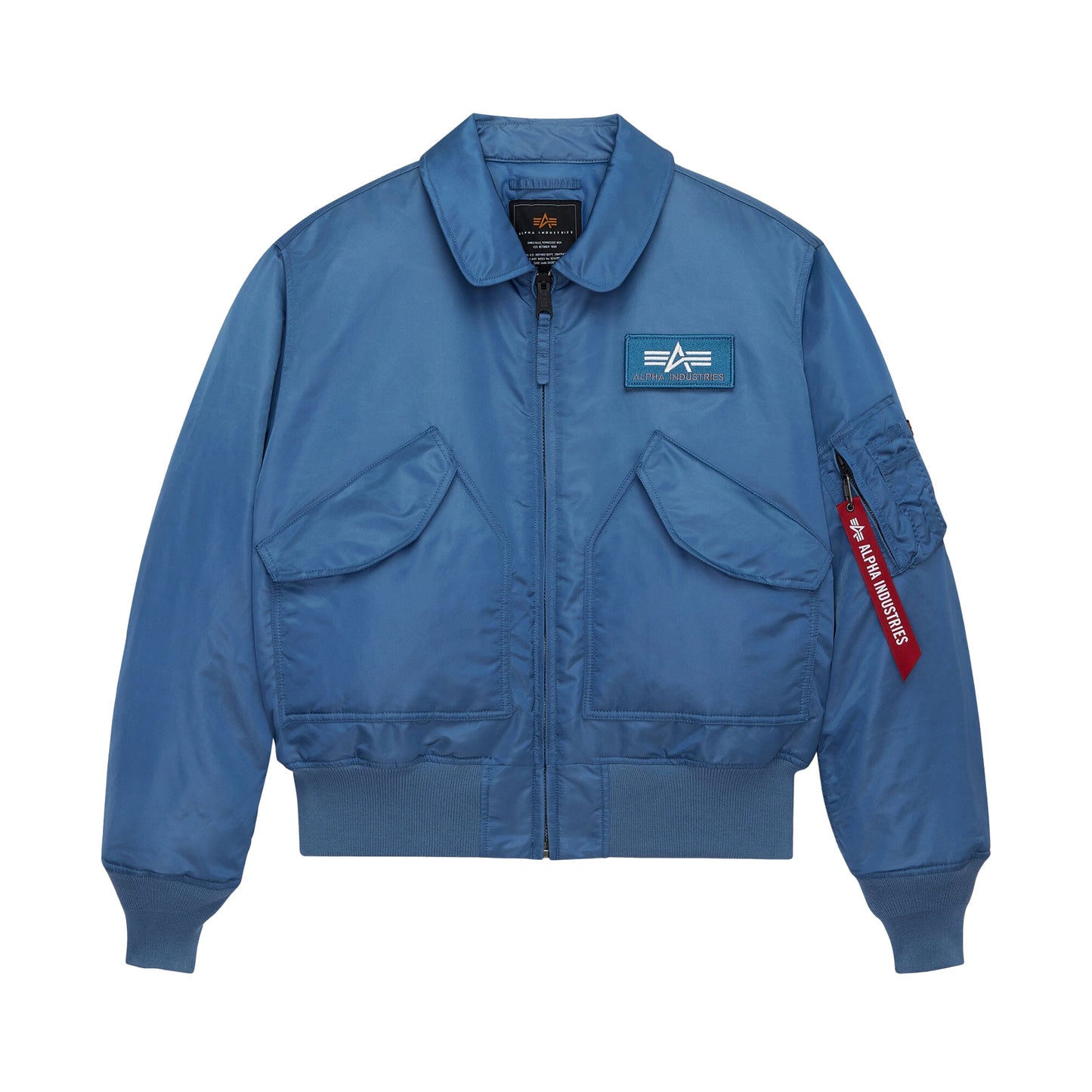 Alpha Industries CWU 45/P Heritage Bomber Jacket REPLICA BLUE
