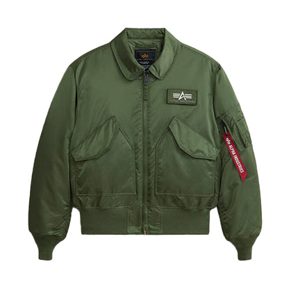 Alpha Industries CWU 45/P Heritage Bomber Jacket SAGE GREEN