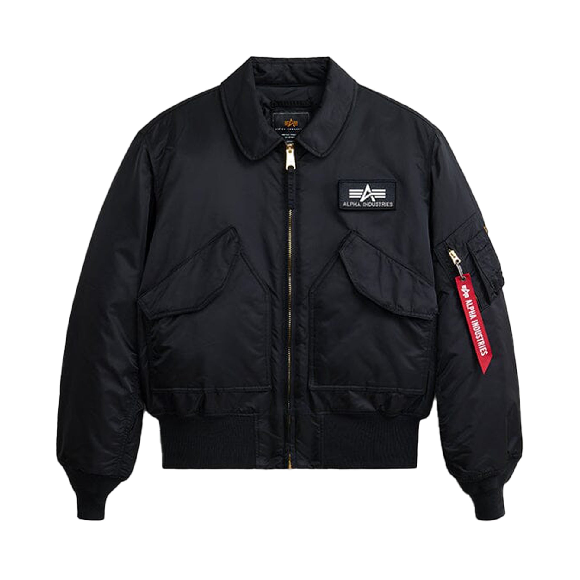 Alpha Industries CWU 45/P Heritage Bomber Jacket BLACK