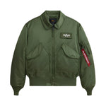 Alpha Industries CWU 45/P Heritage Bomber Jacket - SAGE GREEN