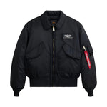 Alpha Industries CWU 45/P Heritage Bomber Jacket - BLACK