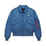 Alpha Industries CWU 45/P Heritage Bomber Jacket - ELEMENTAL BLUE