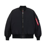 Alpha Industries MA-1 OXFORD FLIGHT JACKET - BLACK
