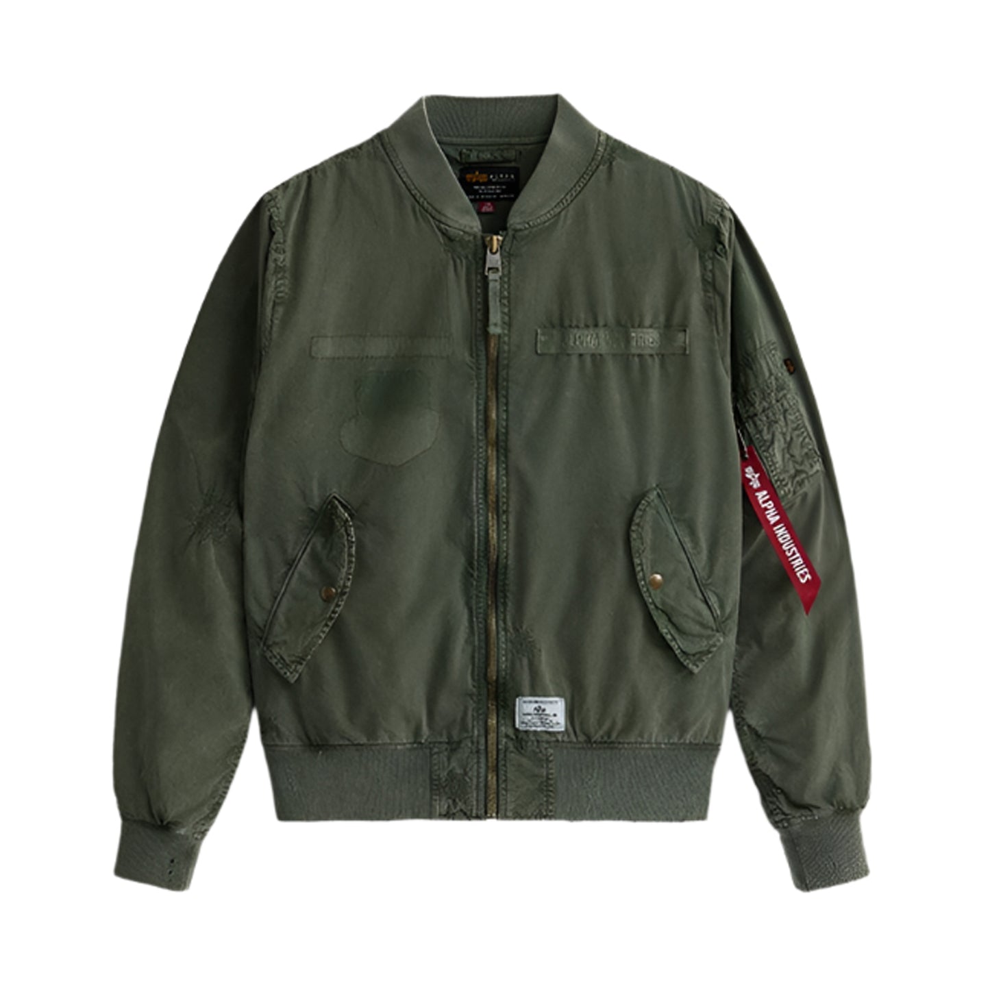 Alpha Industries L-2B Rip And Repair Bomber Jacket