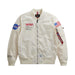 ALPHA INDUSTRIES L-2B NASA GEN II BOMBER JACKET - OFF WHITE