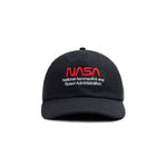 Alpha Industries NASA WORM LOGO CAP - BLACK